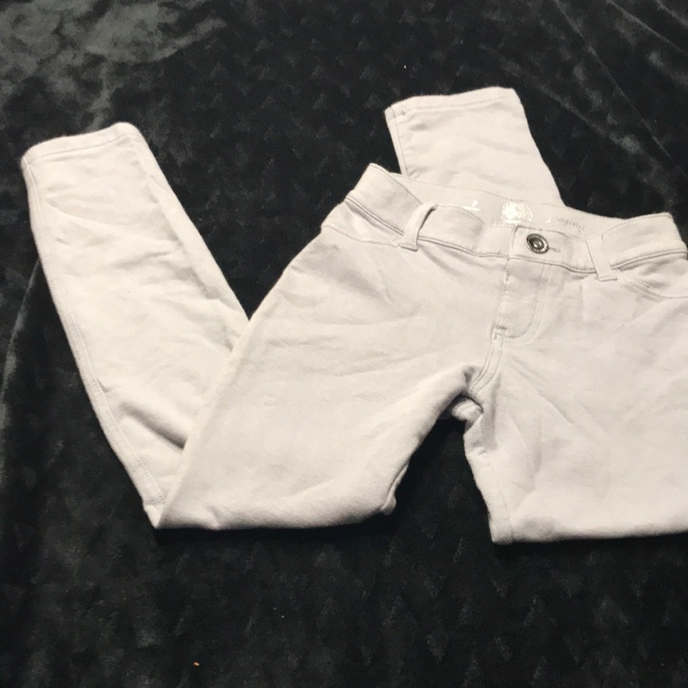Girls gray jeggings